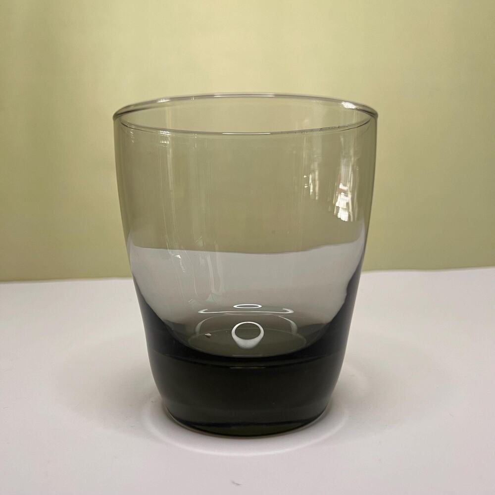 Set of 4 Vintage Libbey Smoke Gray Lowball Glass – MCM Whiskey DOF Weighted Base